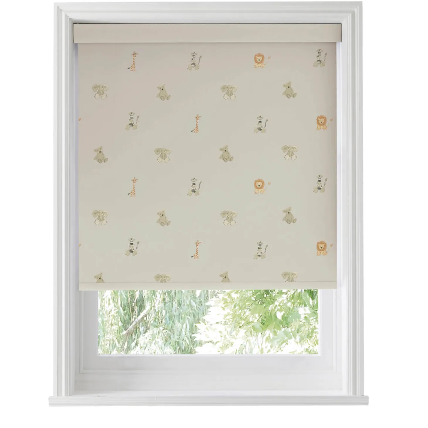 Bears Linen Look Made to Measure Roller Blind