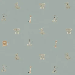 Bears Sage Green Made to Measure Curtains