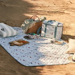 Coastal Boats Picnic Blanket