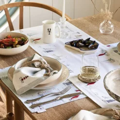 Coastal Boats Table Runner