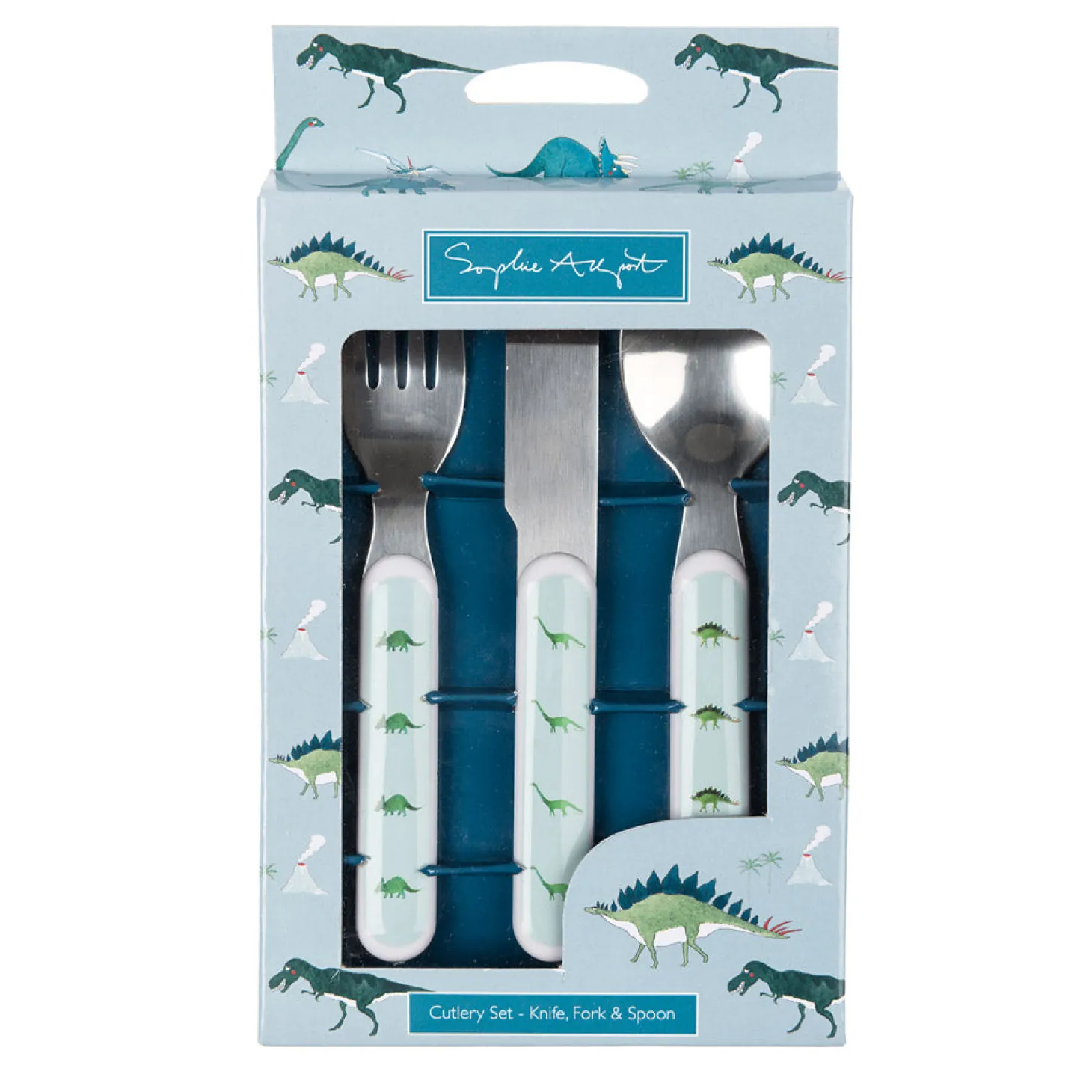 Dinosaurs Kids Melamine Cutlery Set