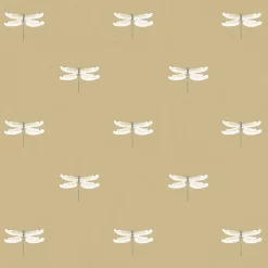 Dragonfly Deep Mustard Made to Measure Roller Blind