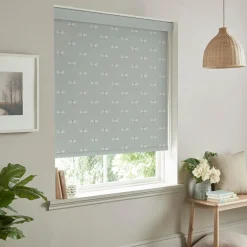 Dragonfly Grey Blue Made to Measure Roller Blind