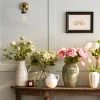 Faux Green Ranunculus