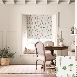 Garden Vegetables Cream Made to Measure Roller Blind