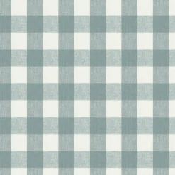 Gingham Teal Made to Measure Curtains