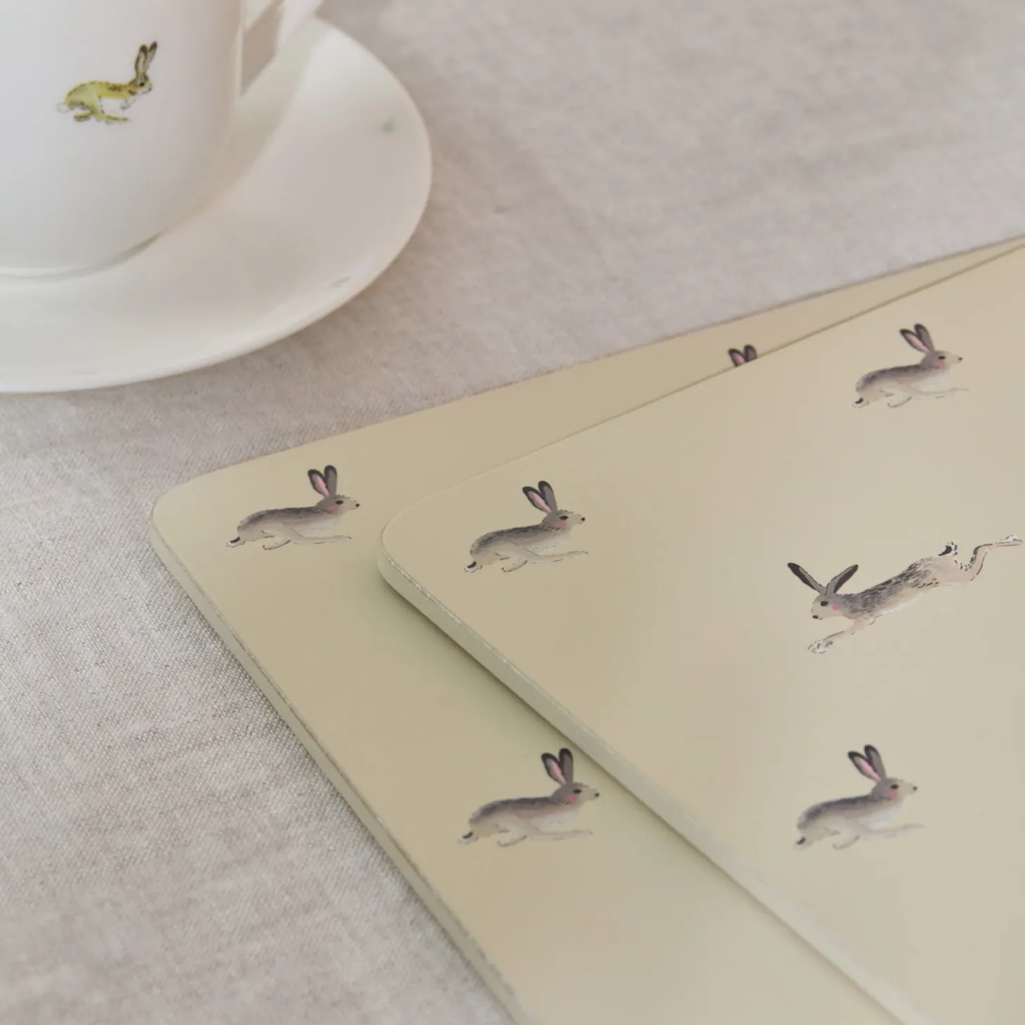 Hare Placemats (Set of 4)