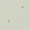 Hedgehogs Sage Green Made to Measure Curtains