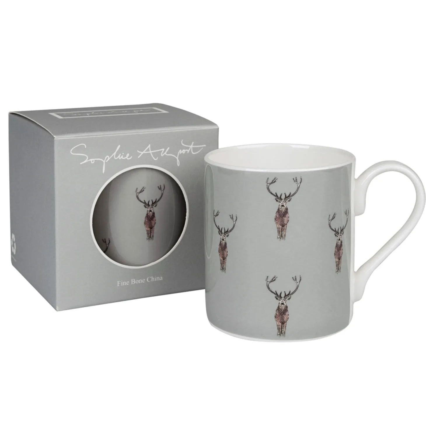 Highland Stag Coloured Mug