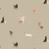 Labradors & Retrievers Khaki Made to Measure Roman Blind