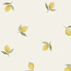 Lemons Off White Made to Measure Roman Blind