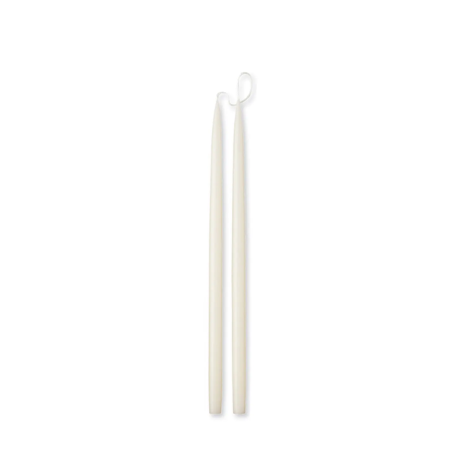 Off White Slim Dinner Candles (Set of 2)