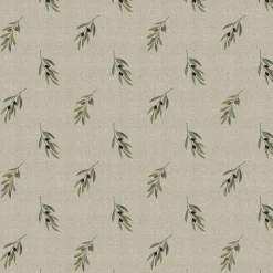Olive Linen Look Made to Measure Roman Blind
