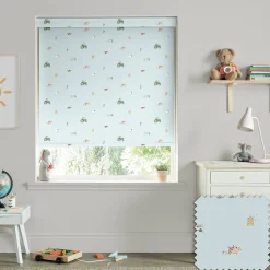 On the Farm Blue Made to Measure Roller Blind