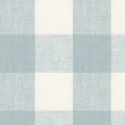 Pale Blue Gingham Made to Measure Roller Blind