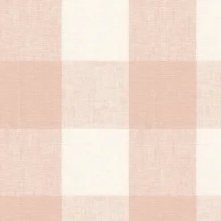 Pink Gingham Made to Measure Roman Blind