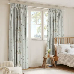 Sea Birds Blue Made to Measure Curtains