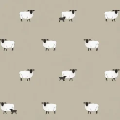 Sheep Sand Made to Measure Roman Blind
