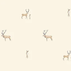 Stags Natural Made to Measure Roman Blind