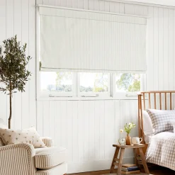 Stamford Mint Stripe Made to Measure Roman Blind